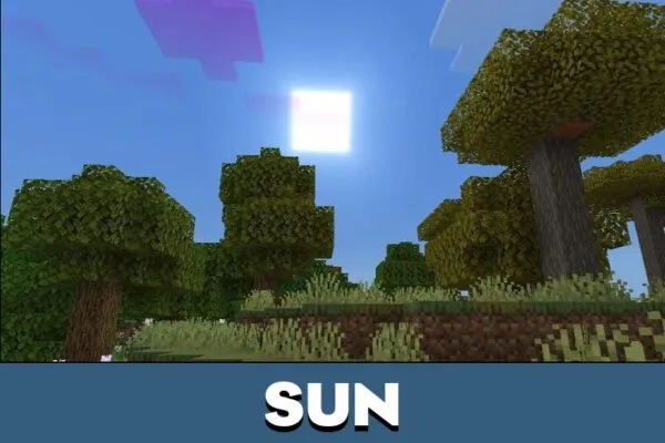 Sun from Newb x Unwind Texture Pack for Minecraft PE