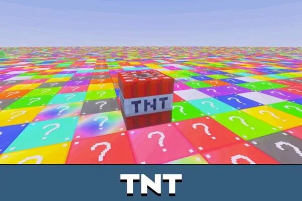 TNT from Lucky Flat World Map for Minecraft PE