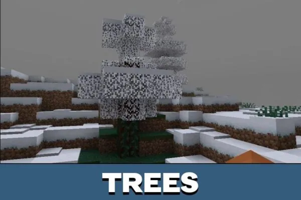 Trees from Horror Environment Mod for Minecraft PE