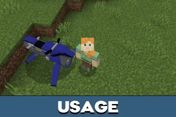 Usage Oppressor Mark II Mod for Minecraft PE