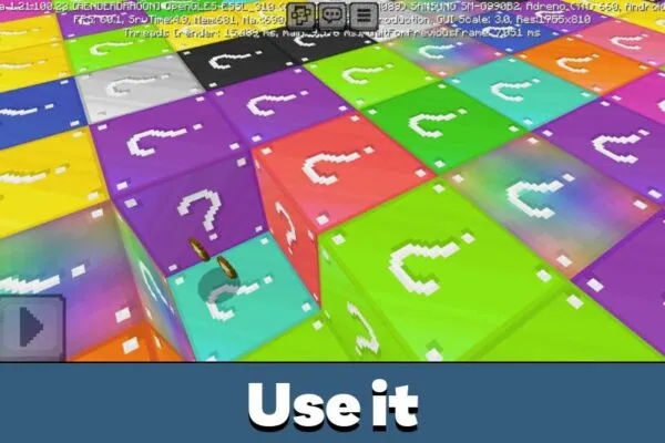 Use It from Lucky Flat World Map for Minecraft PE