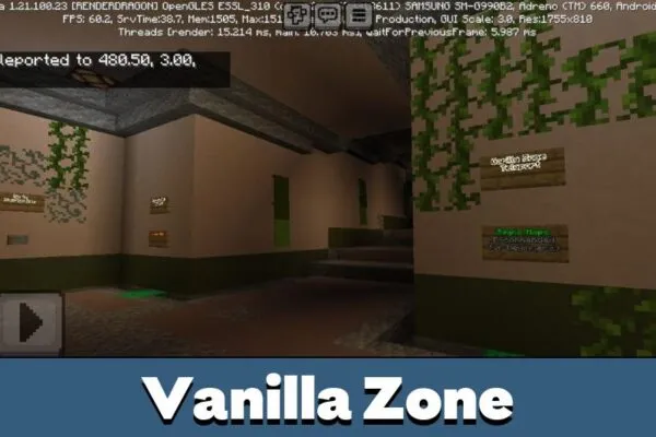 Vanilla Zone from Super Craft Bros Map for Minecraft PE