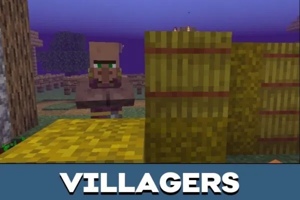 Villagers from Aromic Dimension Mod for Minecraft PE