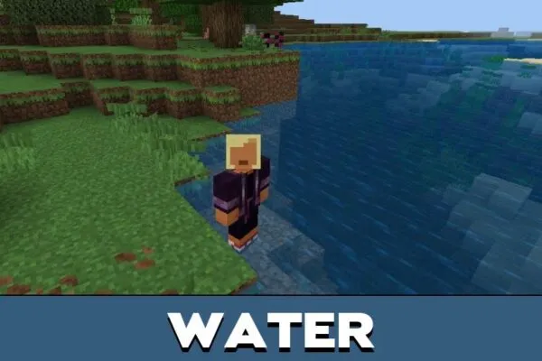 Water from Moving Texture Pack for Minecraft PE