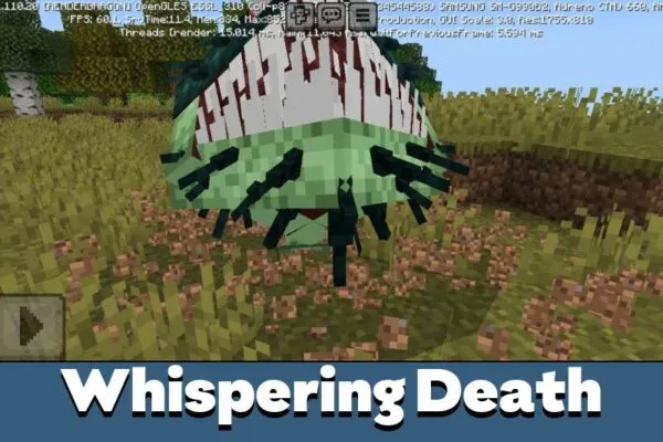 Whispering Death from Age of Berk Mod for Minecraft PE