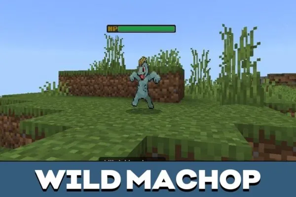 Machop from Paper Pokemon Mod for Minecraft PE