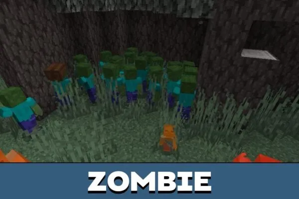 Zombie from Shooter Map for Minecraft PE
