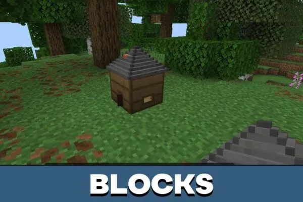 Blocks from Blood Rot Mod for Minecraft PE