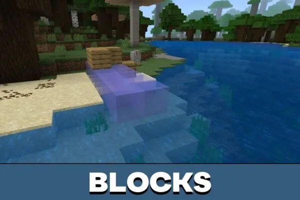Blocks from Effortless Building Mod for Minecraft PE