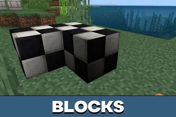 Blocks from Fabulous Furniture Mod for Minecraft PE