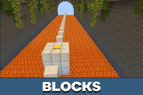 Blocks from Impossible Parkour Mod for Minecraft PE