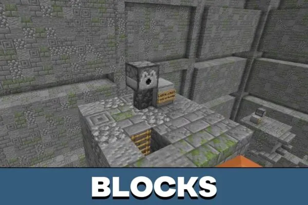 Blocks from PVP Parkour Civilization Map for Minecraft PE