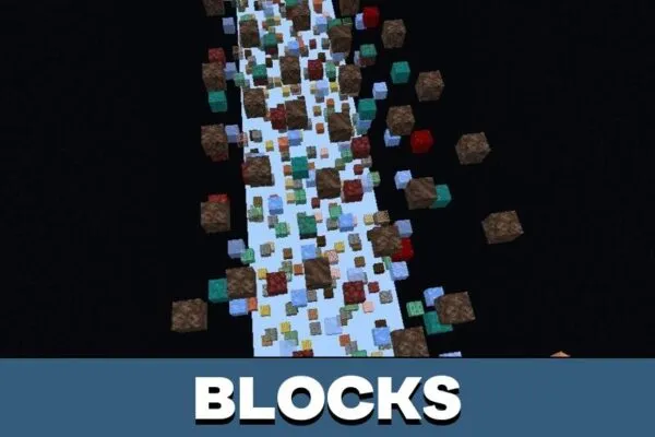 Blocks from Void Lines Parkour Map for Minecraft PE