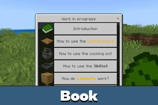 Book from Farmers Delight mod for Minecraft PE