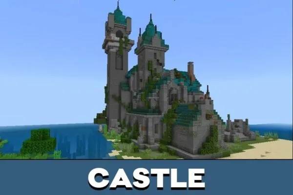 Castle from Dungeon Riders Mod for Minecraft PE