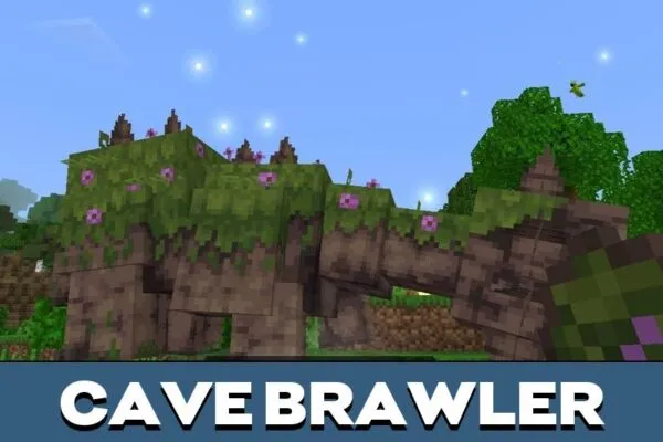 Cave Browler from Mythic Mobs Mod for Minecraft PE