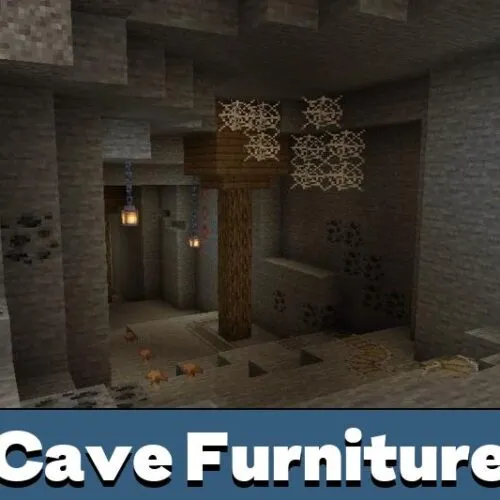 Cave Furniture Mod for Minecraft PE