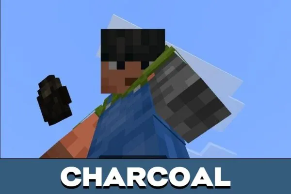 Charcoal from Fuel Bits Mod for Minecraft PE