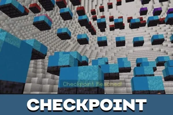 Checkpoint from Easy Sphere Parkour Map for Minecraft PE