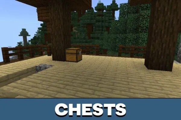 Chests from Pillage Mod for Minecraft PE