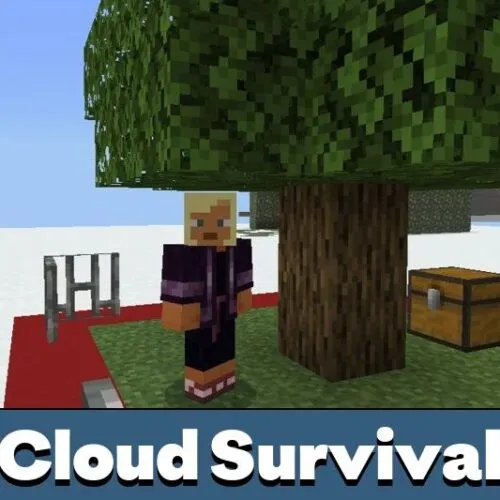 Cloud Survival Map for Minecraft PE