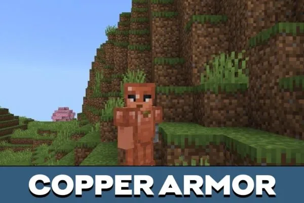 Copper Armor from Minecraft PE 1.21