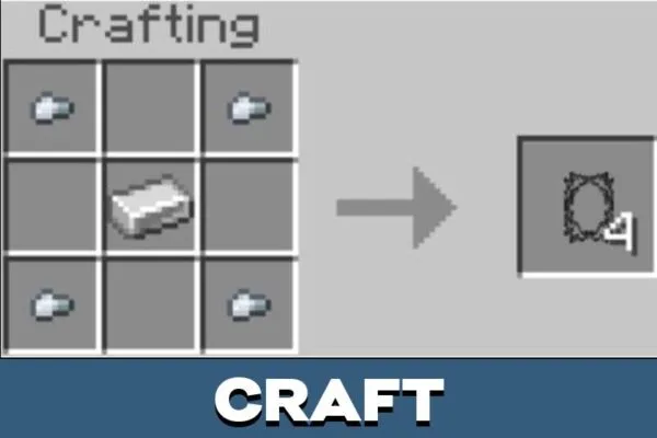 Craft from Razor Wire Mod for Minecraft PE