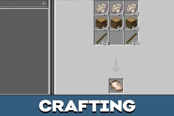 Crafting from Paragliders Mod for Minecraft PE