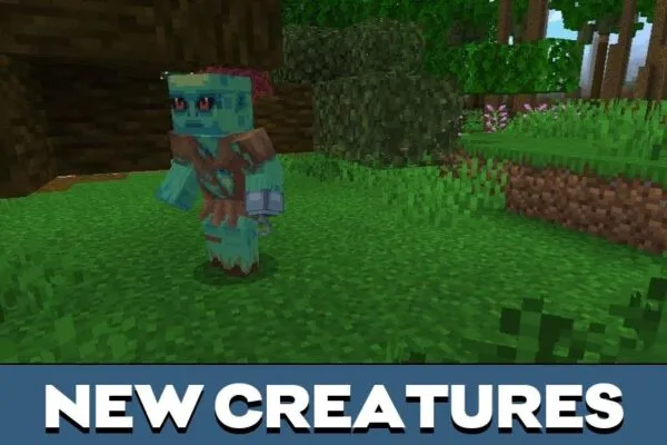 Creatures from Plane Crash Map for Minecraft PE