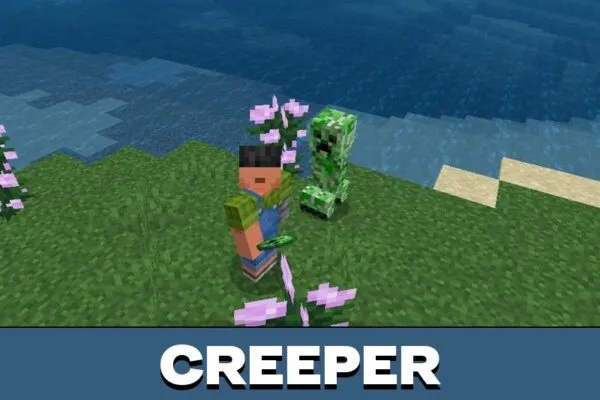 Creeper from Difficulty Insane Mod for Minecraft PE