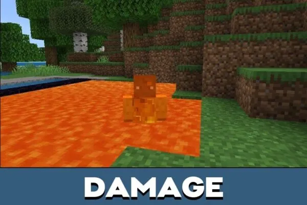 Damage from But Mod for Minecraft PE