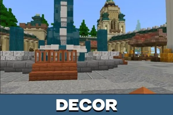 Decor from Overpowered Mobs Mod for Minecraft PE
