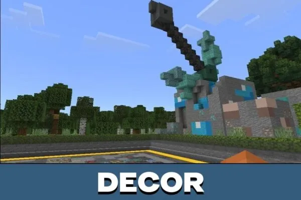 Decor from Pickaxe Mod for Minecraft PE