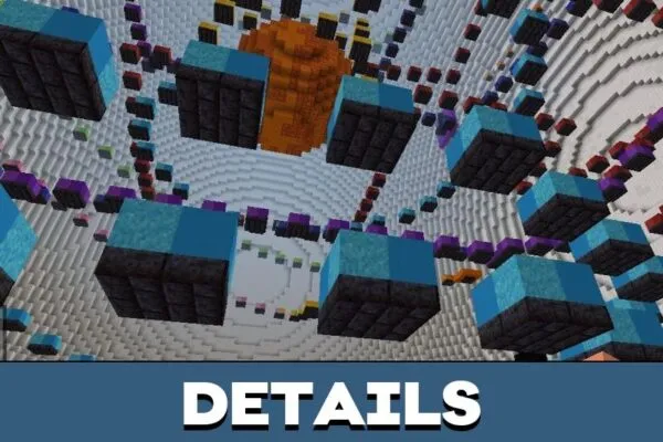 Details from Easy Sphere Parkour Map for Minecraft PE
