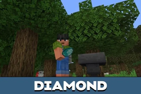 Diamond from Fast Hoppers Mod for Minecraft PE