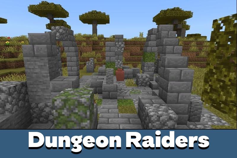 Download Dungeon Raiders Mod for Minecraft Bedrock Edition