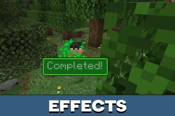 Effects from Revive Me Mod for Minecraft PE