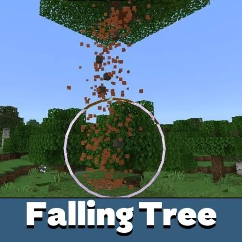 Falling Tree Mod for Minecraft PE