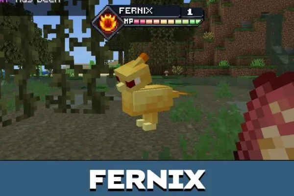 Fernix from Crafty Mon Mod for Minecraft PE