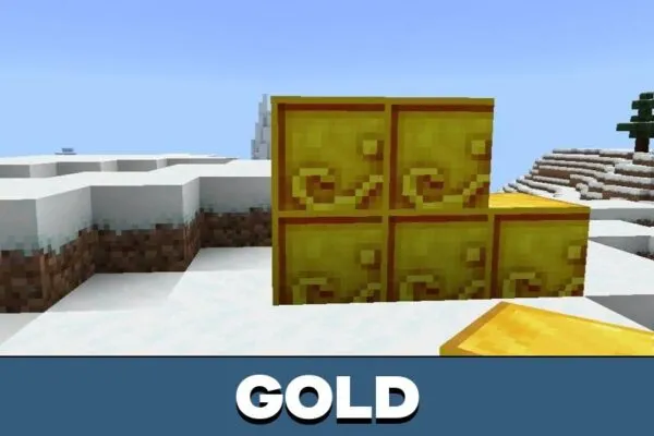 Gold from Chisel Mod for Minecraft PE