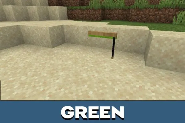 Green Blinds Mod for Minecraft PE