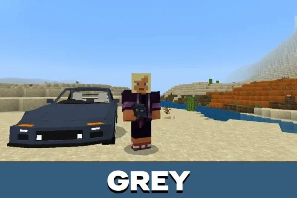 Grey Mazda Mod for Minecraft PE