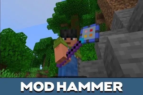 Mod Hammer from AntiCheat Mod for Minecraft PE