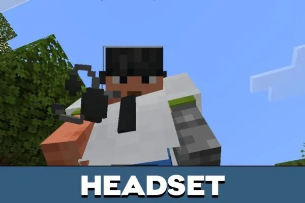 Headset from from Claims Adjuster Mod for Minecraft PE