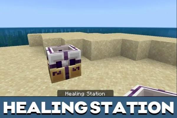 Healing Station from Crafty Mon Mod for Minecraft PE