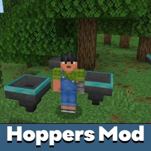 Hoppers Mod for Minecraft PE