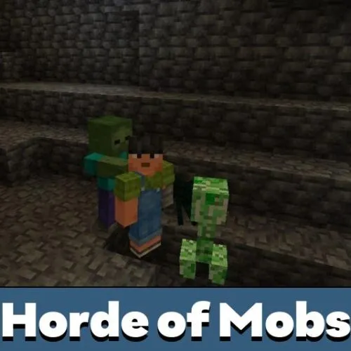 Horde Of Mobs Mod for Minecraft PE