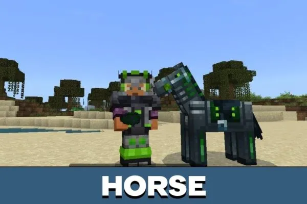 Horse from Hacker Mod for Minecraft PE