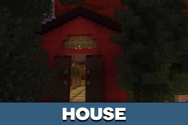 House from End of the World Mod for Minecraft PE