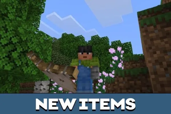 New Items from Paragliders Mod for Minecraft PE